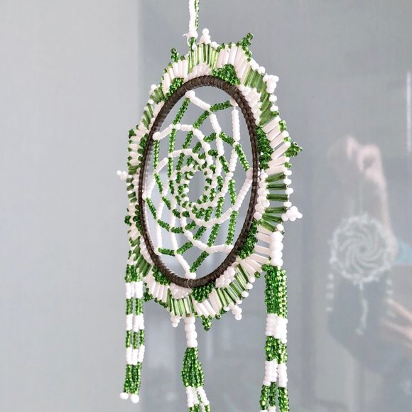 Beautifully Crafted Beaded Dream Catcher Ornament - Picture 8 of 13
